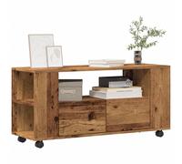 Meuble TV Armoir de Télévision Rangement Salon Blanc Bois d'Ingénierie vidaXL