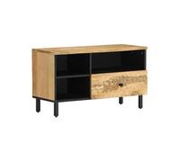 Meuble TV, Armoire de Télévision avec Pieds, Meuble Télé avec Rangement Salon Salle de Séjour Intérieur, Bois Massif 356908