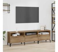 vidaXL Meuble TV chêne artisanal 150 x 30 x 44,5 cm – Bois composite