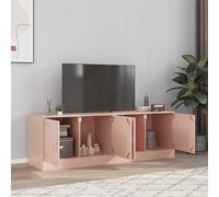vidaXL Meubles TV 2 pcs rose 67x39x44 cm acier, banc TV, meuble télé, meuble multimédia, buffet TV, meuble hifi, centre de 841634 Rose G