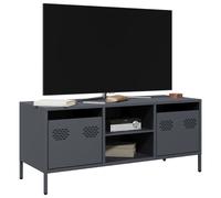 vidaXL Armoire TV anthracite 101,5x39x43,5 cm Acier laminé à froid