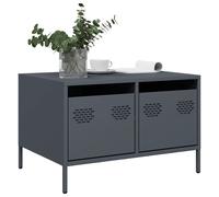 Vidaxl Meuble Tv Anthracite 68x50x43,5 Cm Acier Laminé À Froid Multicolore