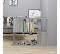 vidaXL Bibliothèque/Séparateur de pièce Sonoma gris 80x24x63 cm, séparateur de pièce, cloison de séparation, étagère à 826645