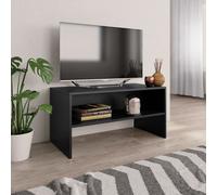 Vidaxl Meuble Tv Noir 80 X 40 X 40 Cm Aggloméré Noir