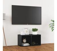 Meuble TV Armoire de Télévision Salon Gris Béton Bois d’Ingénierie vidaXL