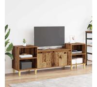Meuble TV Armoire de Télévision Salon Gris Béton Bois d'Ingénierie vidaXL