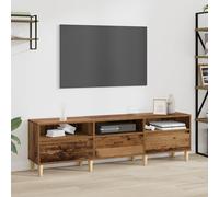 vidaXL Meuble TV Armoire de télévision salon Gris béton Bois d'ingénierie