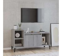 Meuble TV Armoire de Télévision Salon Sonoma Gris Bois d'Ingénierie vidaXL
