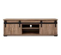 Meuble TV AUCUNE MARRAKESCH chêne 160 x 50 x 40 cm portes coulissantes barn Marron