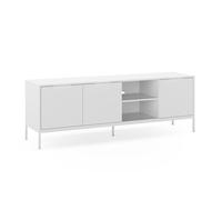 Meuble TV Auri 3 portes couleur Blanc