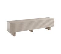 Meuble TV avec 2 portes en MDF - 180 cm - Beige - LUDIMA