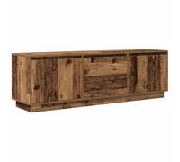 vidaXL Meuble TV avec éclairage LED Vieux bois 160,5x41x50 cm 3328433