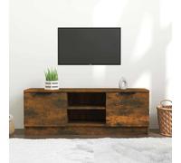 vidaXL Meuble TV Sonoma – Gris – 102x35x36,5 cm – Bois d'ingénierie – Armoire basse