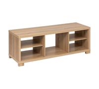 5five Meuble TV Bivoak 120x42,5 cm effet bois 5 cases Beige G