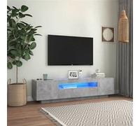 vidaXL Meuble TV avec Lumières LED, Armoire de Télévision, Meuble Télé de Salon, Armoire Basse Salle de Séjour Intérieur, 804431
