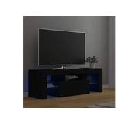 Meuble TV avec lumières LED noir 120x35x40 cm
