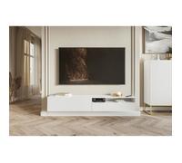 Meuble Tv avec niche - Blanc - Veldio - 175 cm