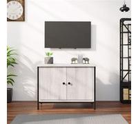 Meuble TV avec portes sonoma gris 60x35x45 cm bois d ingénierie Sonoma gris G