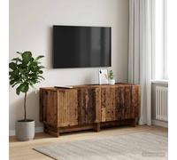 Meuble TV avec stockage avec porte EDE Bois d'ingénierie Compact vidaXL vidaXL