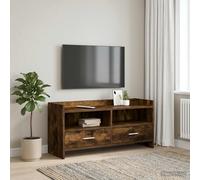 Meuble TV avec tiroir avec étagère Bois d'ingénierie bas rectangulaire vidaXL vi