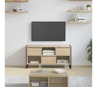 Meuble TV avec tiroir avec stockage Bois d'ingénierie Support en bois vidaXL vid
