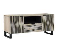 Vidaxl Cabinet Tv 105x33.5x46 Cm En Manguier Massif