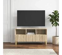 vidaXL Meuble TV en bois d'ingénierie avec tiroir Basse moderne vintage