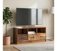 vidaXL Meuble TV Chêne artisanal 102 x 34,5 x 47 cm Bois d'ingénierie