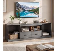 Meuble TV BALCONERA de 148 cm de haut pour téléviseurs jusqu'à 65 pouces, avec 2 portes et 3 étagères réglables - Meuble multimédia pour salon et chambre Design minimaliste moderneLe meuble TV YITAHOM
