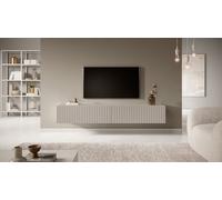 Meuble Tv - Beige gris - Telire - 175 x 31,6 x 30