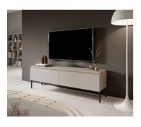 Meuble TV - BEMMI - 150 cm - taupe (gris-beige)