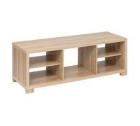5five Meuble TV Bivoak 120x42,5 cm effet bois 5 cases Beige G