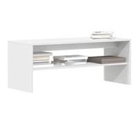 vidaXL Meuble TV 859118 – Blanc 100 x 40 x 40 cm aggloméré