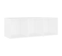 Meuble TV Blanc 107x35x37 cm Aggloméré - vidaXL