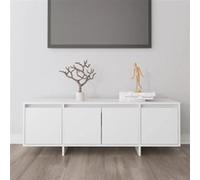 vidaXL Meuble TV Blanc 120 × 30 × 40.5 cm Aggloméré