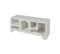 Meuble TV blanc 5 niches Gallery