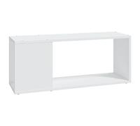 vidaXL Meuble TV Centre de divertissement Armoire basse Blanc 80x24x32 809107