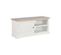 Meuble TV Blanc 90 x 30 x 40 cm Bois