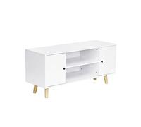Meuble TV blanc à double porte - Meuble TV moderne et simple - Meuble de rangement - Meuble TV HWC