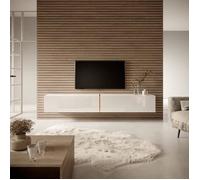 Meuble Tv - Blanc - Telire - 175 x 31,6 x 30