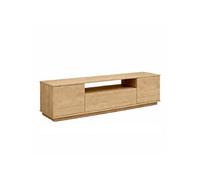 Concept Usine – Meuble TV Tyro 180 cm – Pin Atlantique, 3 portes abattantes, niche ouverte