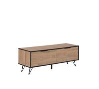 Meuble Tv Bois Clair Halston Marron