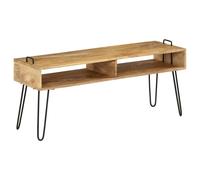 Meuble TV Bois de Manguier Massif Salon Mobilier Armoire TV Table TV vidaXL