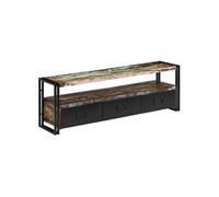 vidaXL Meuble TV Bois de récupération massif 120 x 30 x 40 cm