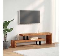 Meuble TV Bois de Récupération Massif Support TV Armoire Socle TV vidaXL