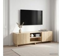 vidaXL Meuble TV 90 x 34,5 x 40 cm Blanc Brillant Bois d'ingénierie