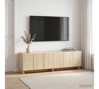 vidaXL Meuble TV 90 x 34,5 x 40 cm Sonoma gris – Bois d'ingénierie