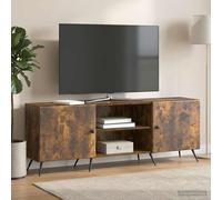 vidaXL Meuble TV Blanc brillant 150 x 31 x 50 cm Bois d'ingénierie