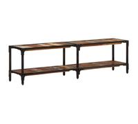 vidaXL Meuble TV 150x30x41 cm bois massif de récupération Vintage marron