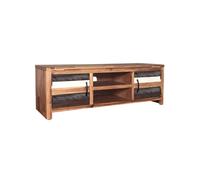 vidaXL Meuble TV bois massif d'acacia 120 x 35 x 40 cm 246044